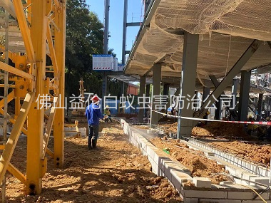高明新建白蚁预防工程